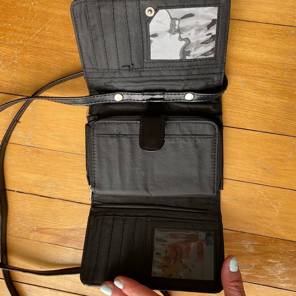 Small black leather purse - Picture 4 of 7